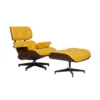 Eames Lounge Chair and Ottoman Yellow - Image 2