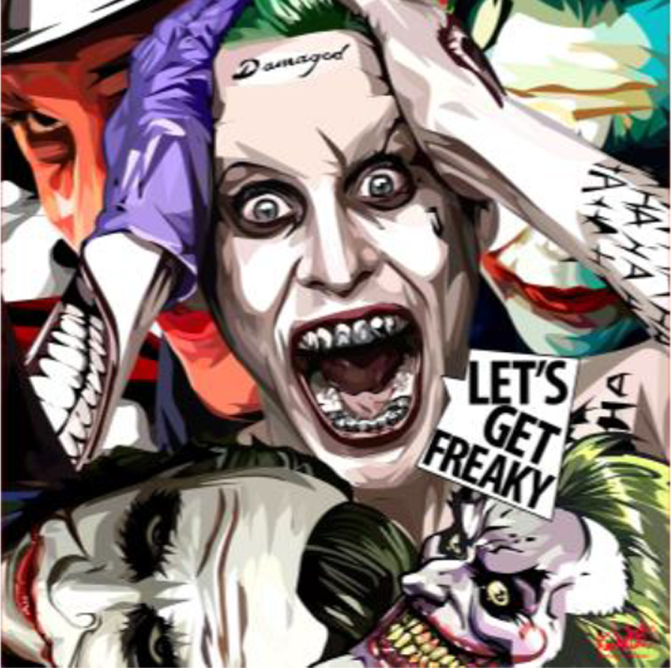 Jared Leto Joker Wall Art