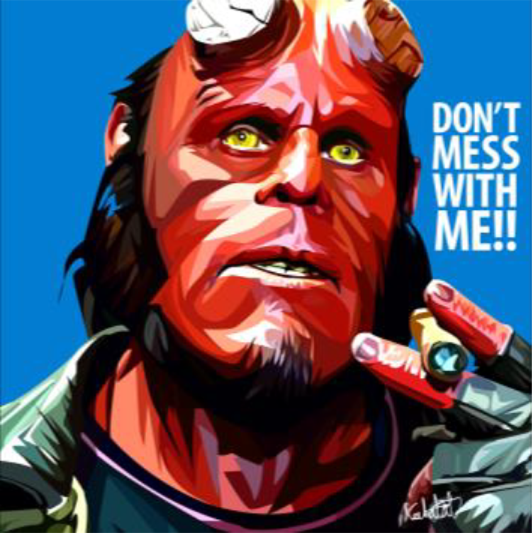 Hell Boy Wall Art