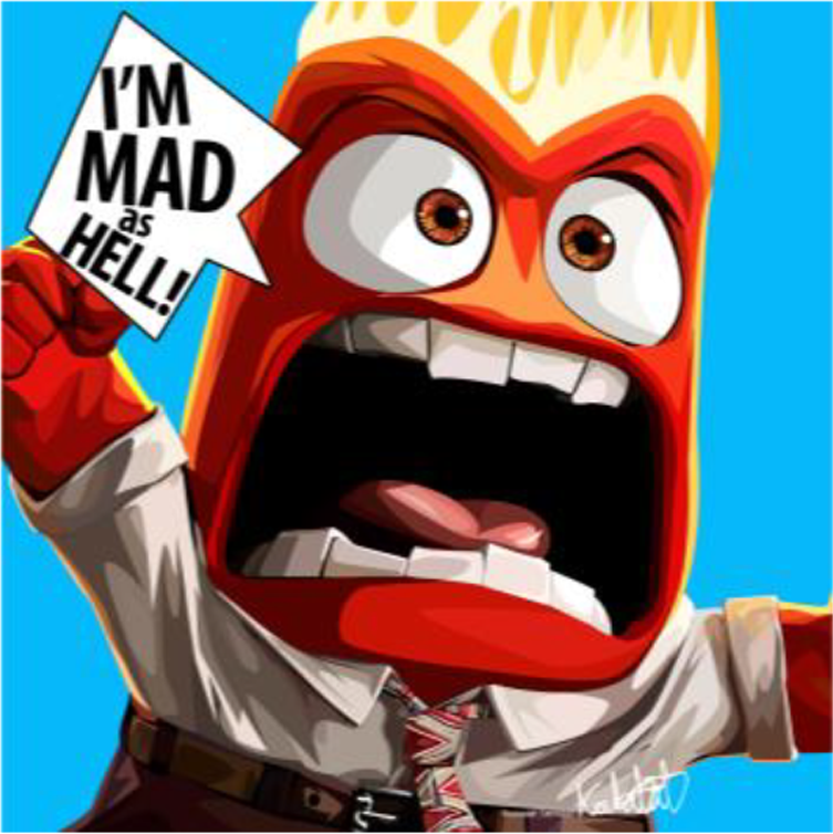 Angry Wall Art