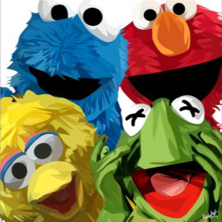 Sesame Street Wall Art