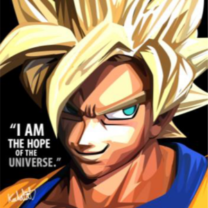 Goku Wall Art